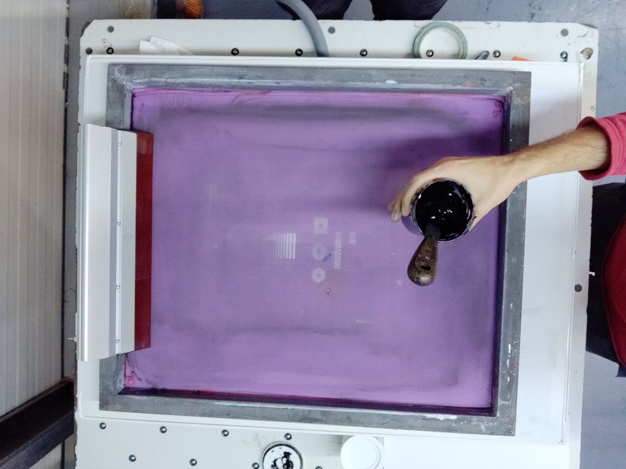 Silk-screen printing demo 3